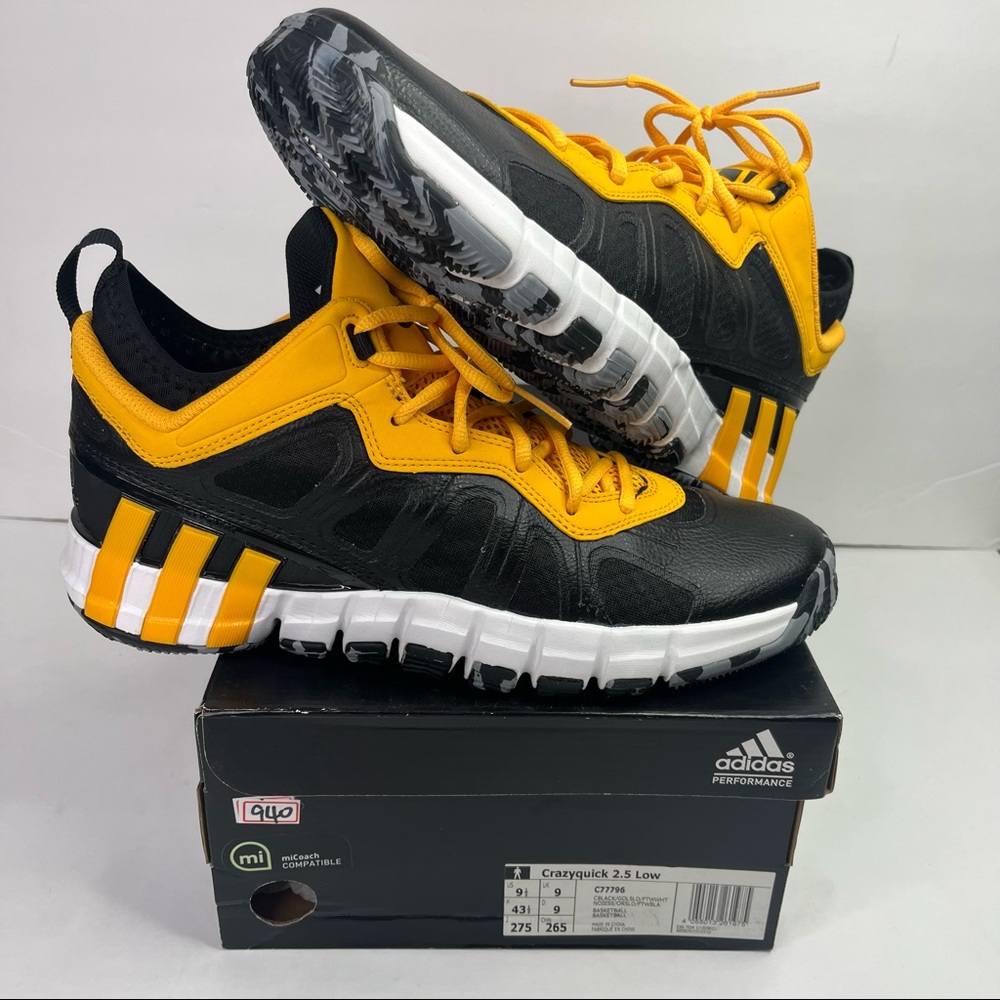 NWB Adidas Crazyquick 2.5 Low Jeremy Lin #17 Players Edition Model Men Sz 9.5.
